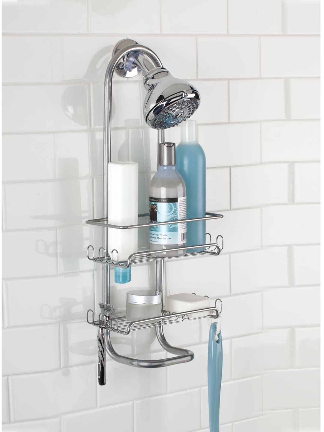 INTERDESIGN Steel-Toned Adjustable Shower Caddy Price in India