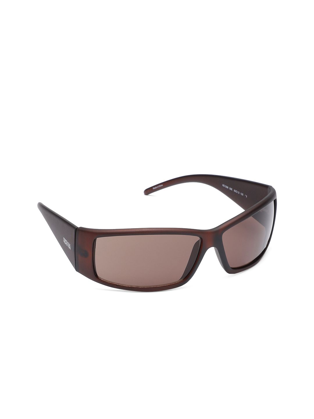 Kenneth Cole Unisex Brown Rectangle Sunglasses KC1206 63 50E Price in India