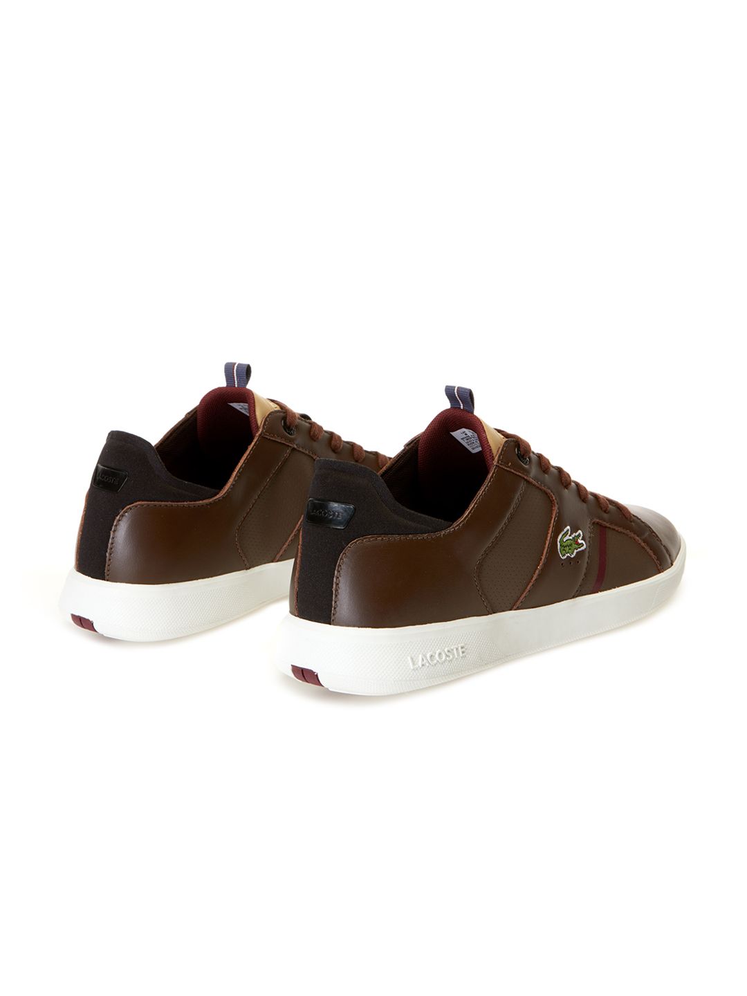 Buy Lacoste Men Brown Leather Sneakers - Casual Shoes for Men