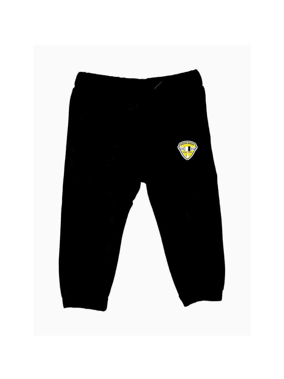 Disney by Wear Your Mind Unisex Kids Black Solid Straight-Fit Joggers