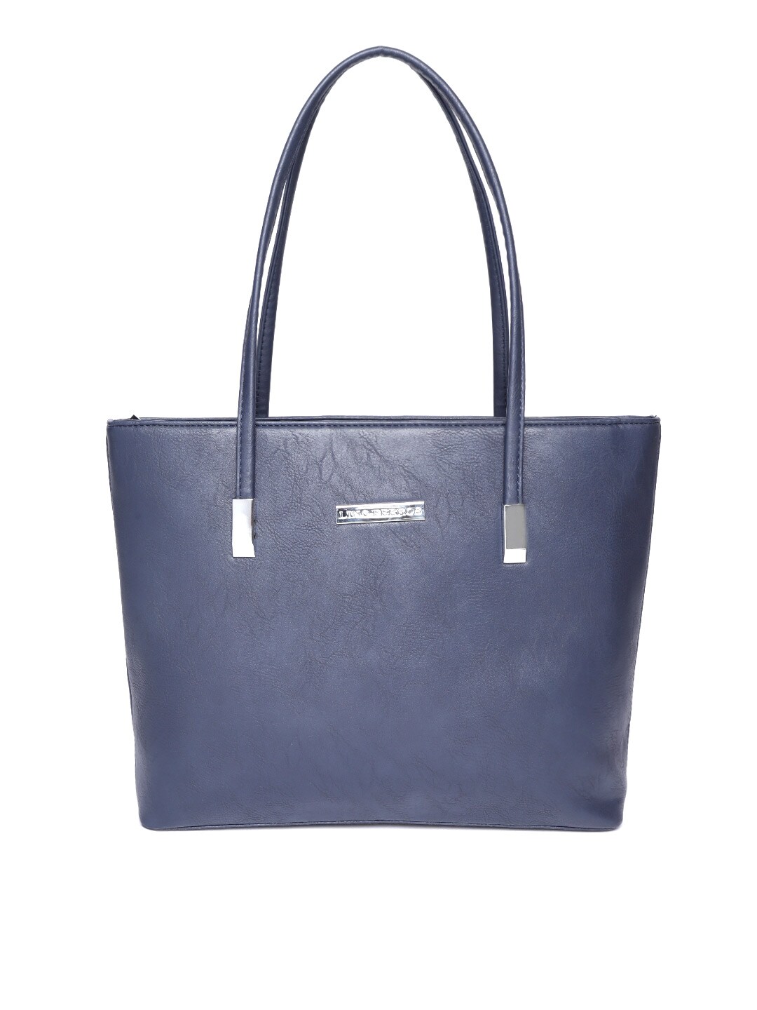 Lino Perros Navy Blue Solid Shoulder Bag Price in India