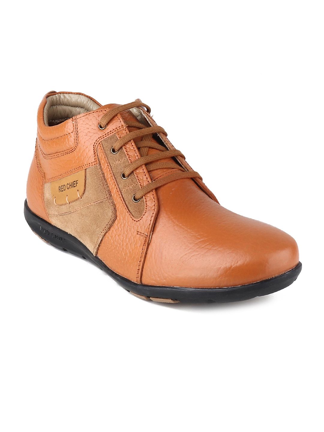 Red Chief Men Tan Sneakers