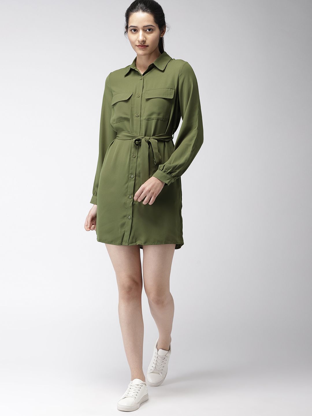 forever 21 green t shirt dress Forever 21 green fitted t-shirt dress