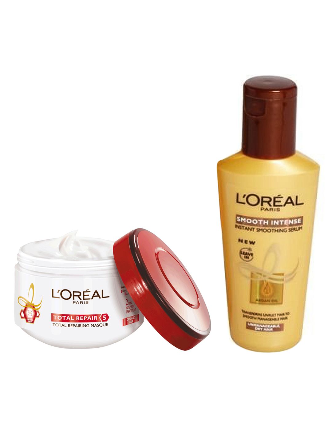 LOreal Paris Total Repair 5 Hair Masque & Smooth Intense Smoothing Serum 100 ml Price in India