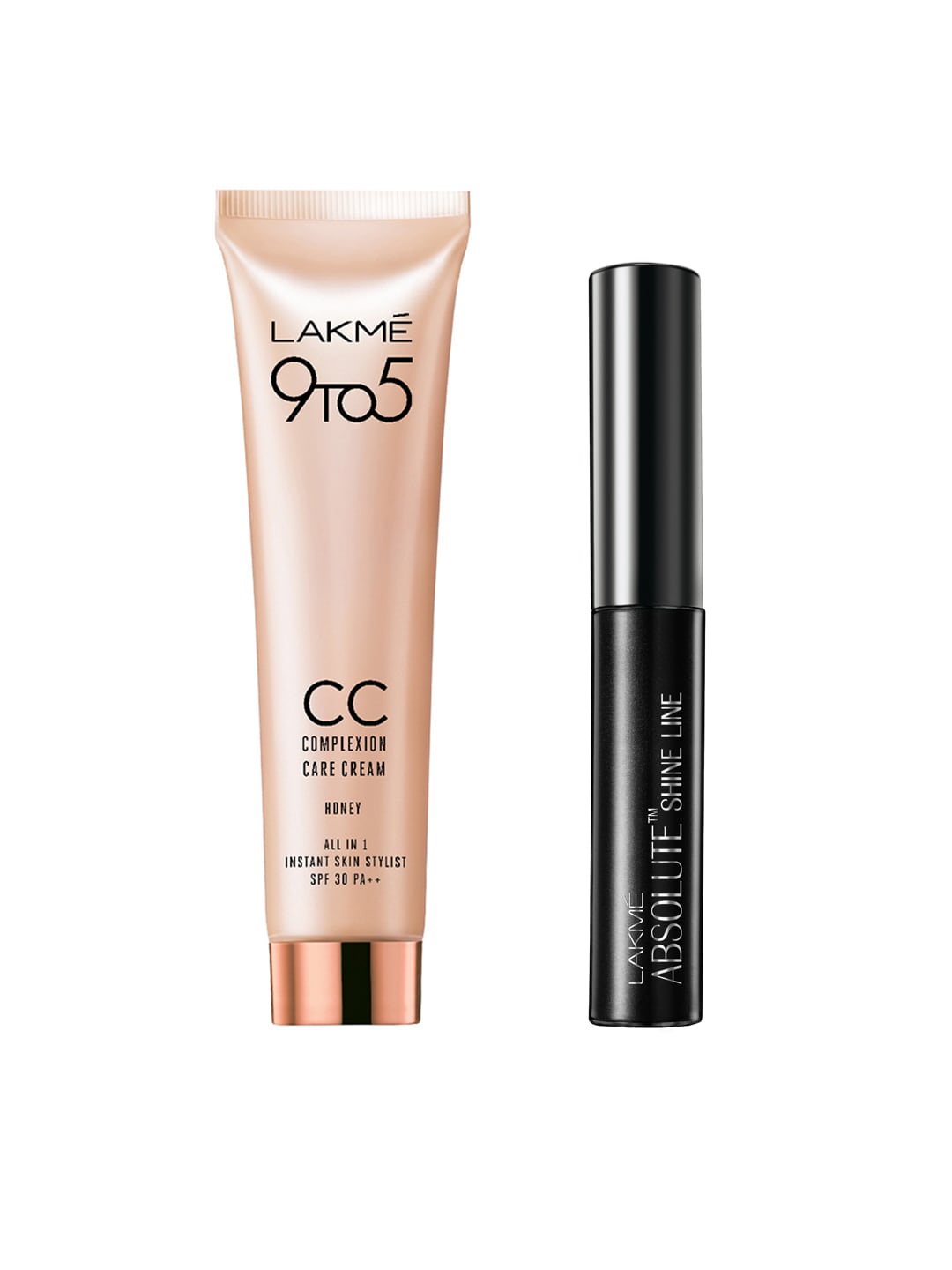 Lakme 9to5 Honey Complexion Care Cream 30g & Absolute Shine Line Black Eye Liner Price in India