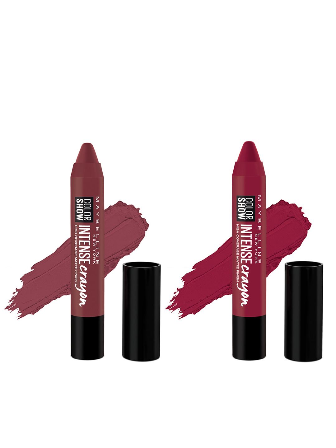 Maybelline Set of 2 Intense Crayon Lipsticks Price in India