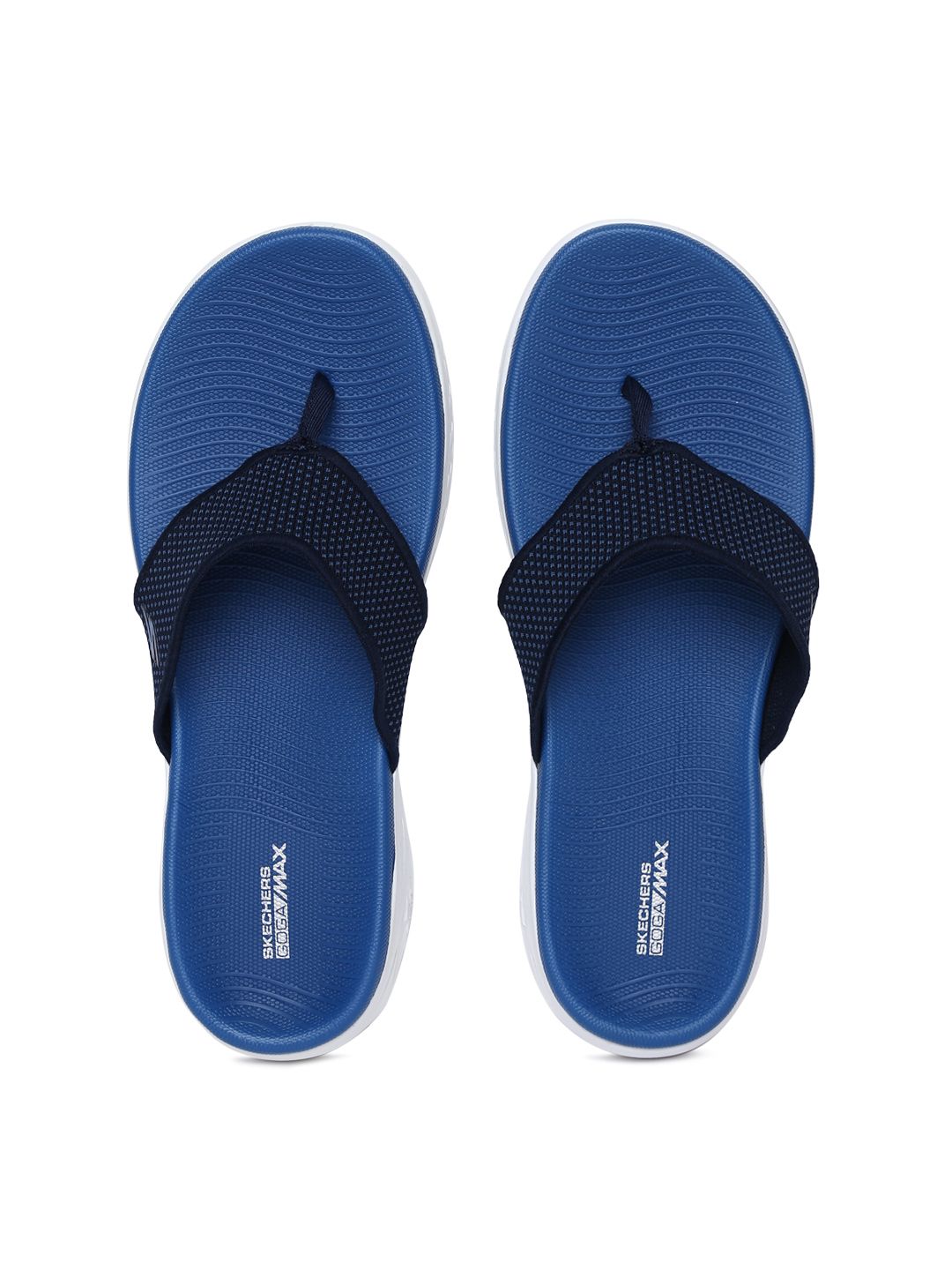 skechers sandals mens blue