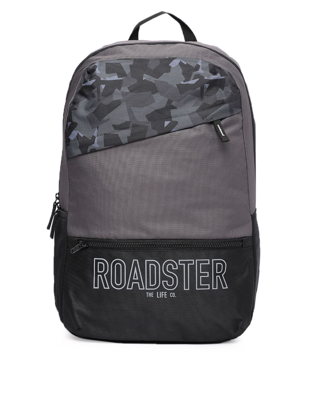 Roadster Unisex Grey Graphic Backpack Price in India