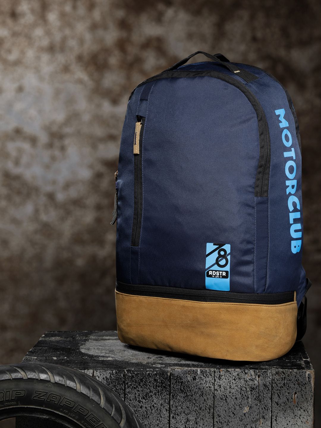Roadster Unisex Blue Solid Backpack Price in India