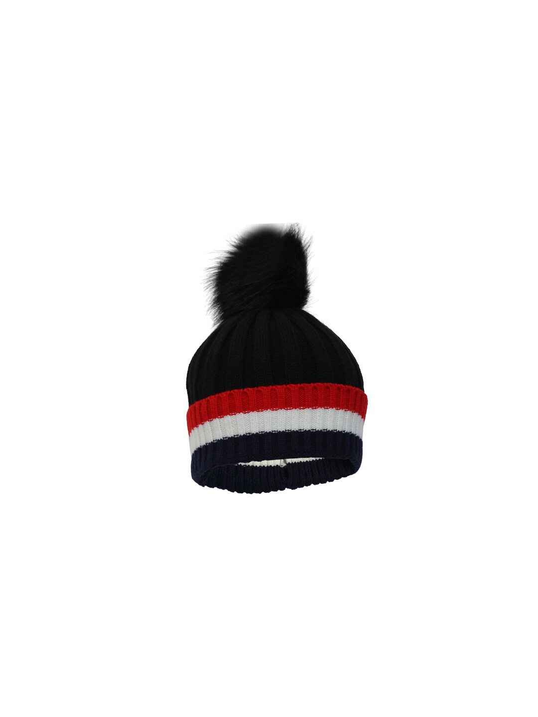 FabSeasons Women Black Solid Beanie Price in India