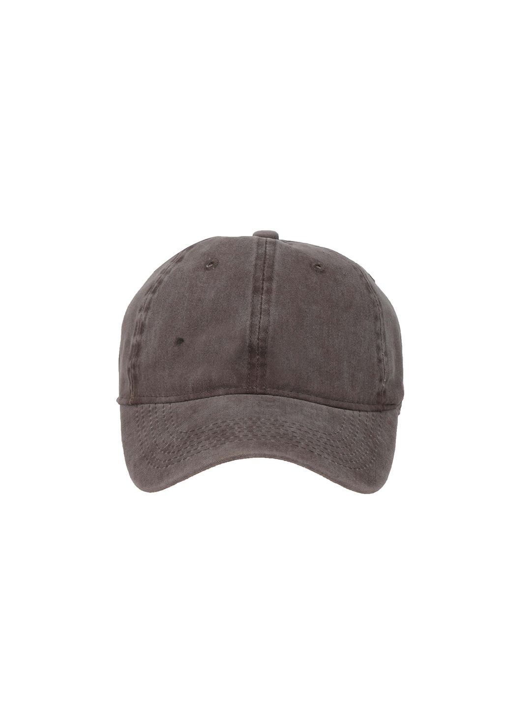 FabSeasons Unisex Brown Solid Baseball Cap Price in India