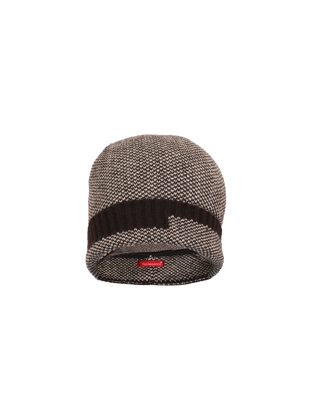 FabSeasons Unisex Brown Solid Beanie Price in India