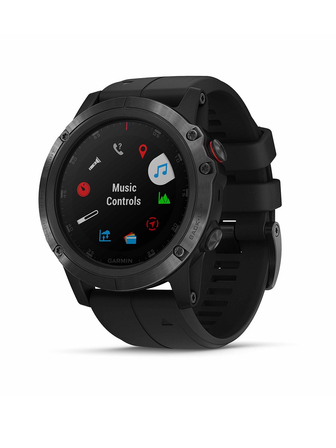 Buy Garmin Fenix 5X Plus Sapphire With Black Band - Smart Watches