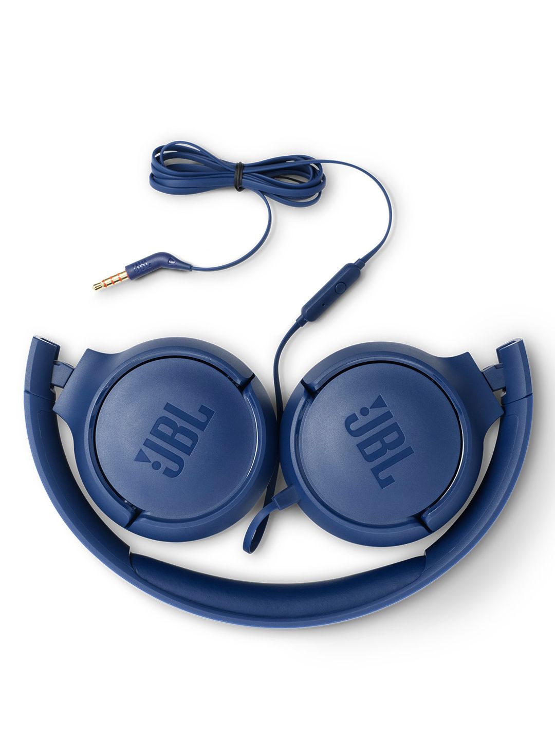 JBL Blue T500 Powerful Bass On-Ear Headphones with Mic Price in India