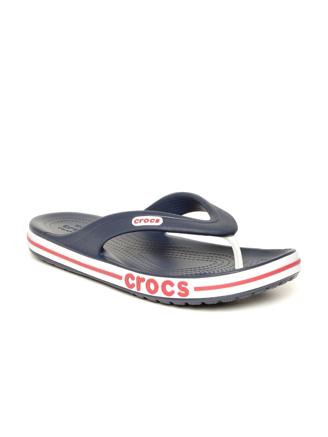 Crocs Unisex Navy Bayaband Solid Thong Flip-Flops Price in India