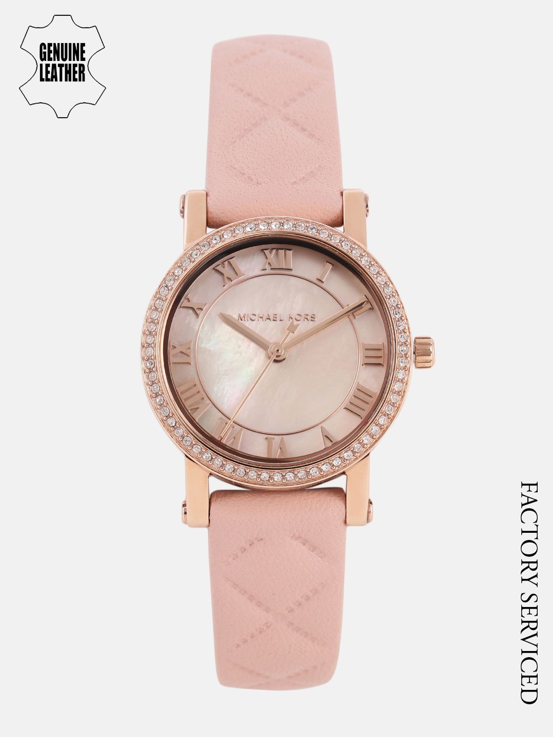 Michael Kors Women Pink Analogue Watch Price in India