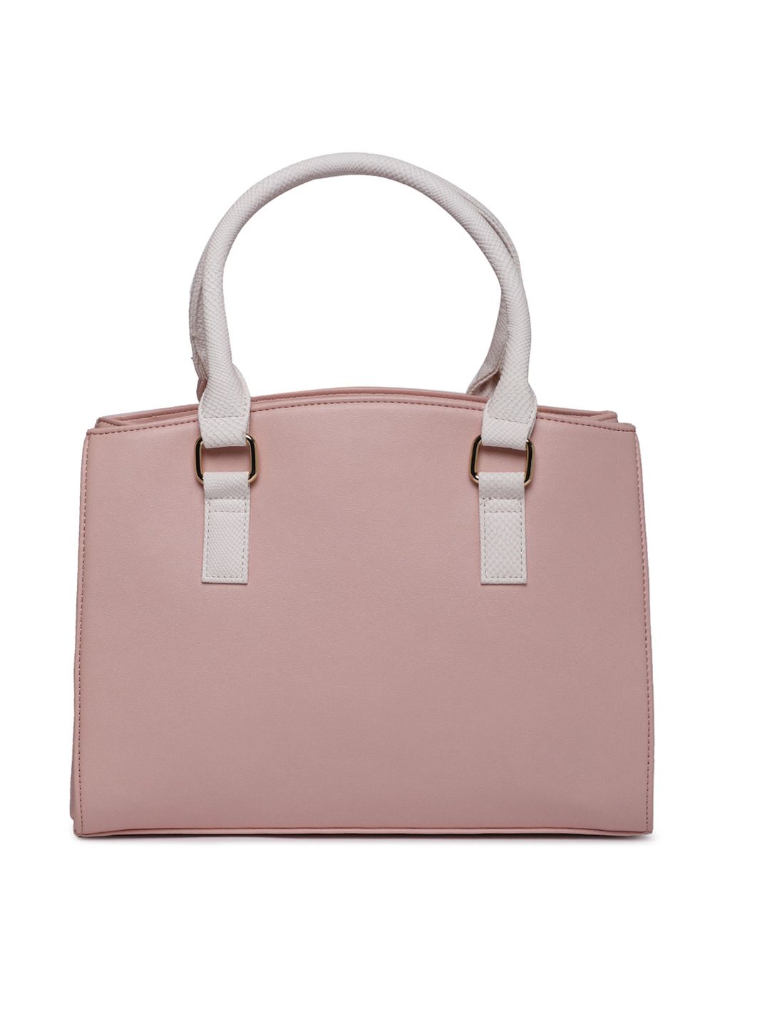 Buy Madame Peach-Coloured Textured Handheld Bag - Handbags for