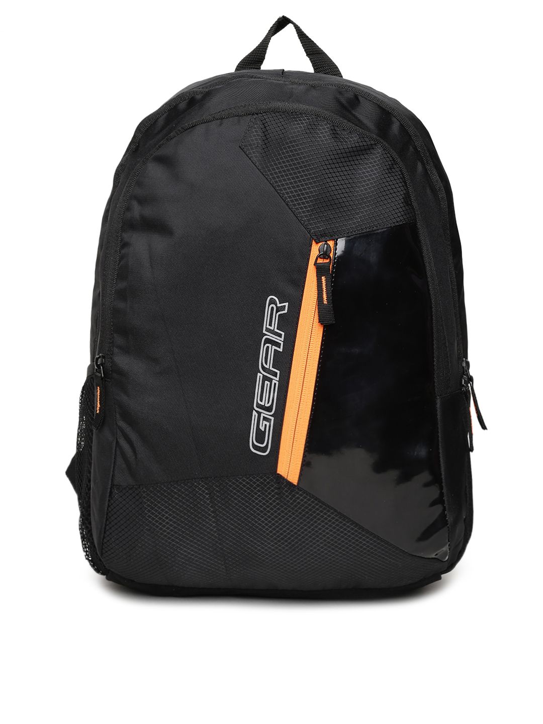 Gear Unisex Black Solid Backpack Price in India