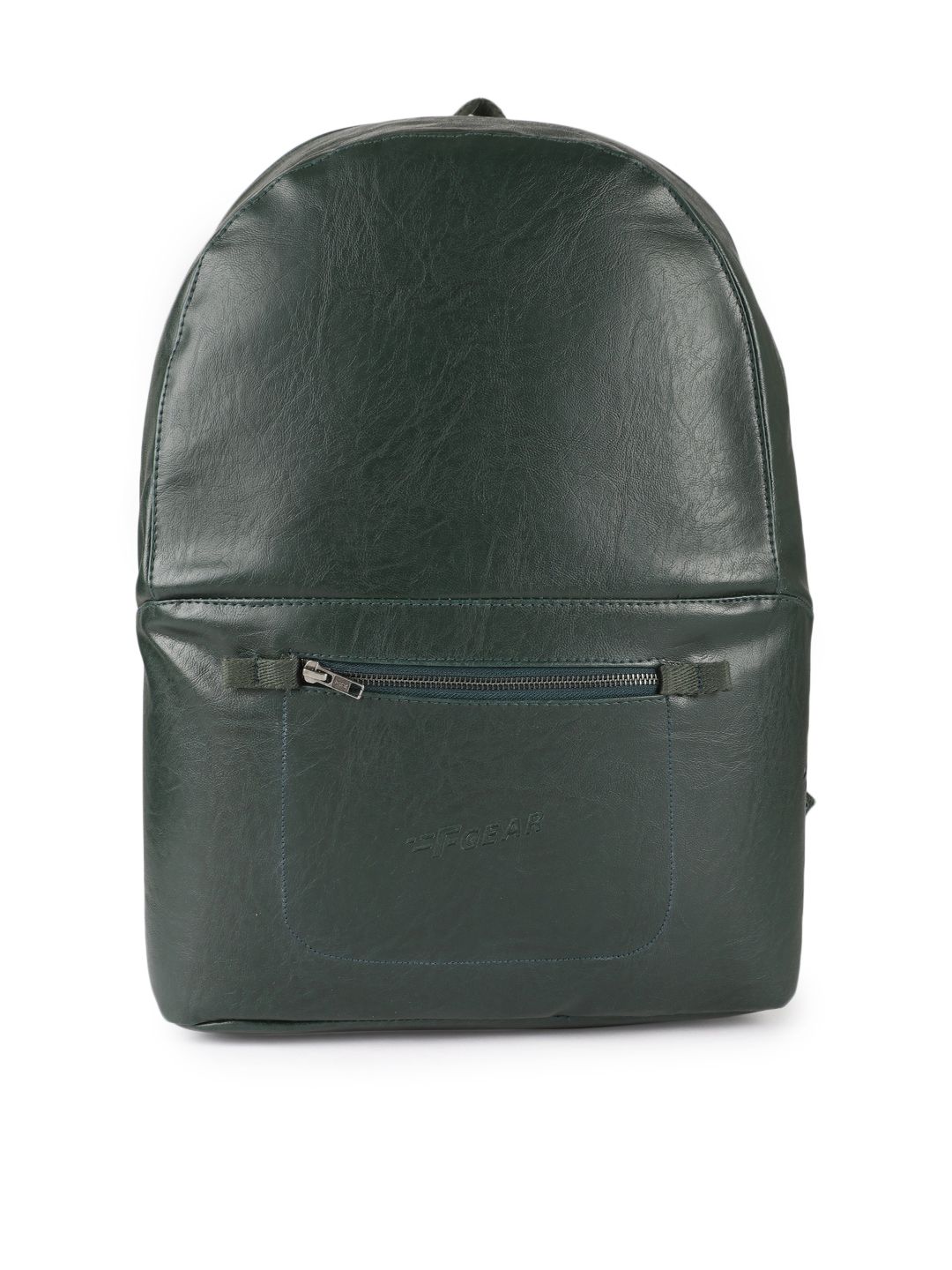 F Gear Unisex Green Solid Backpack Price in India
