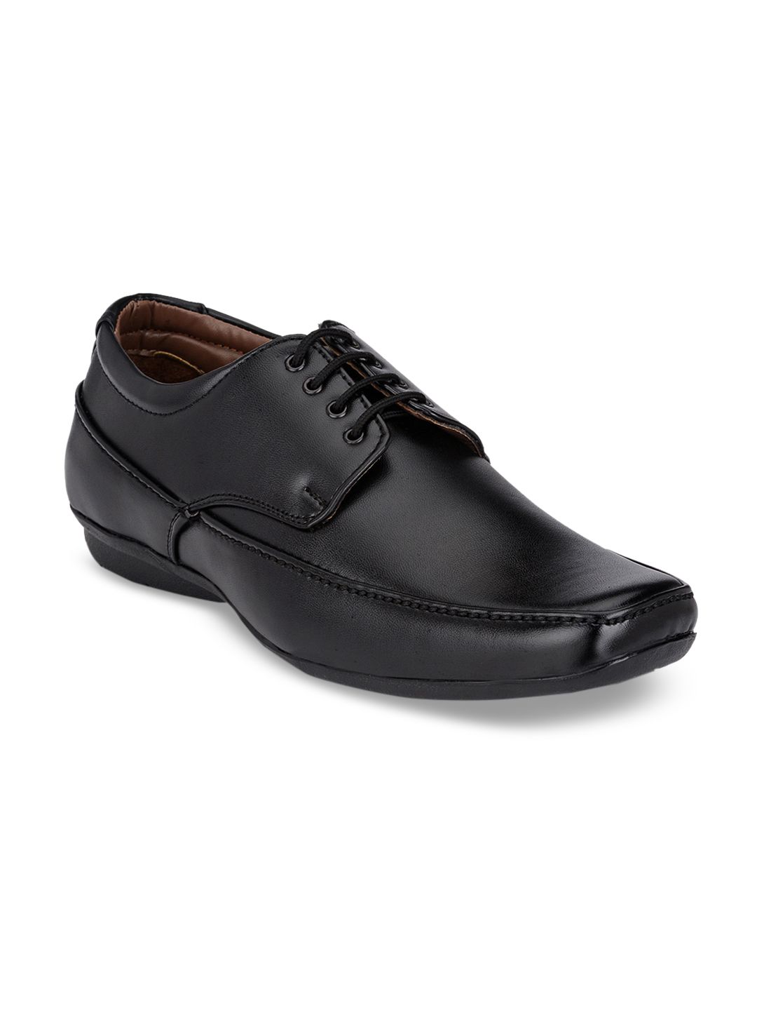 John Karsun Men Black Formal Derbys