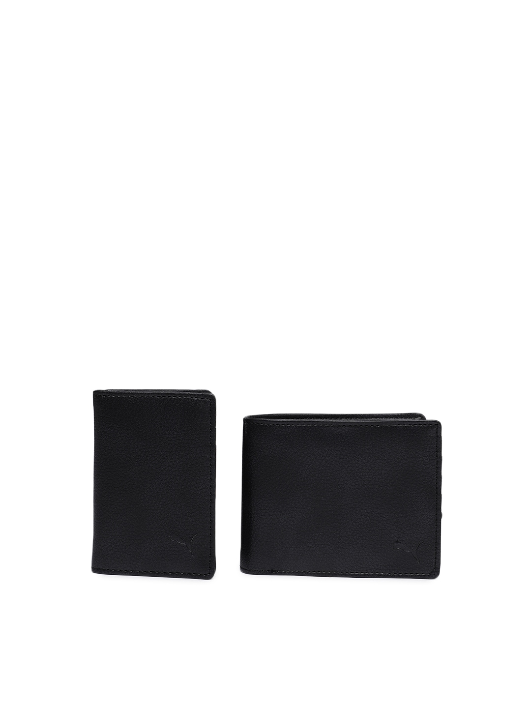 Puma Unisex Black Solid Two Fold Wallet Price in India