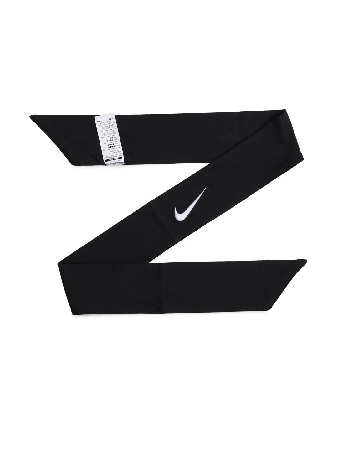 nike black tie headband