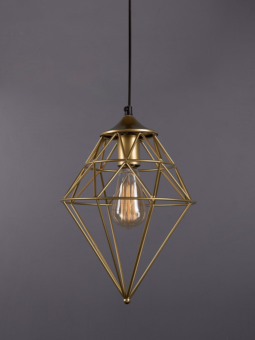 Homesake Gold-Toned Solid Pendent Light Price in India