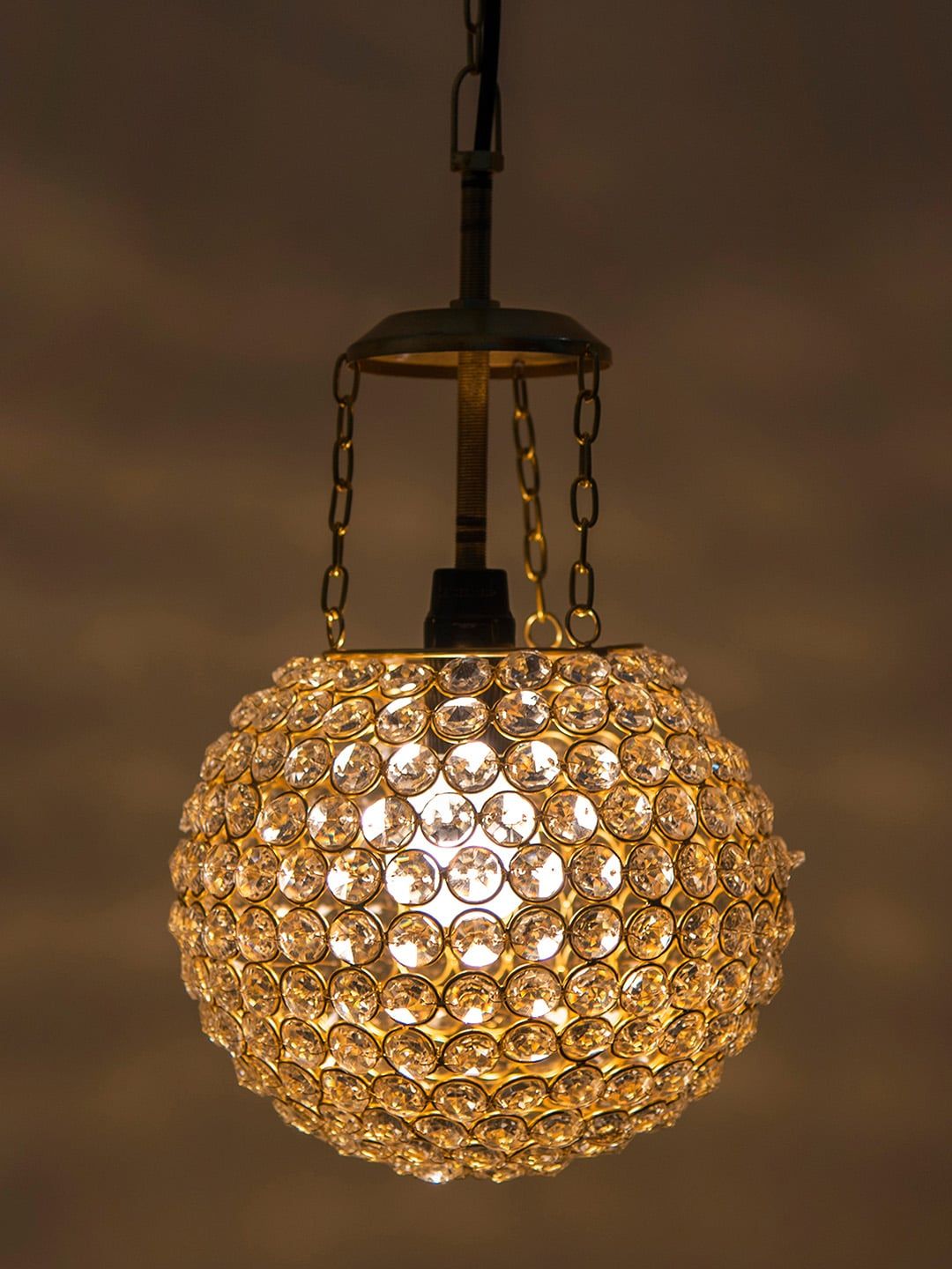 Homesake Gold-Toned Solid Hanging Light Price in India