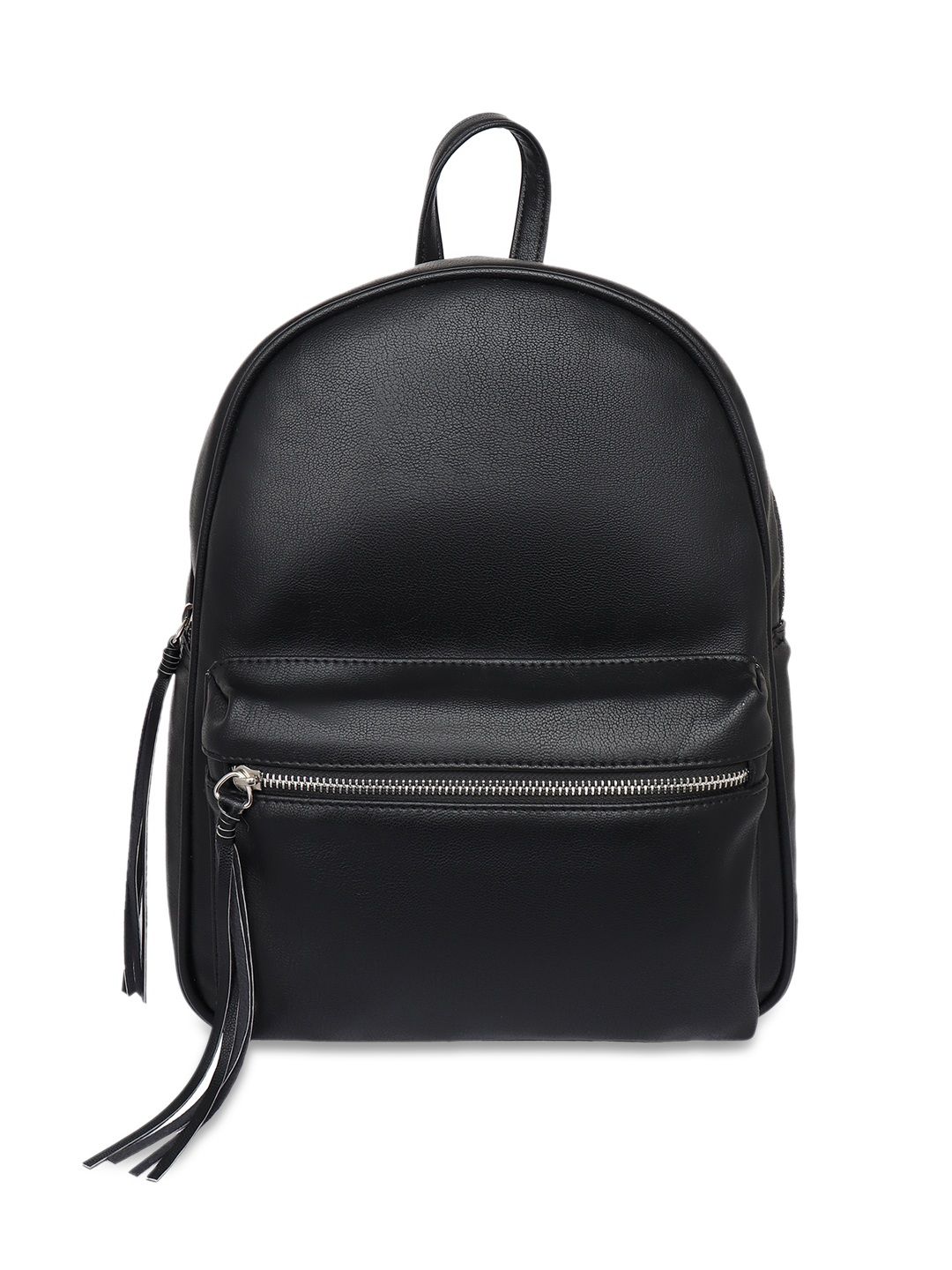 Lychee bags Women Black Solid Backpack Price in India