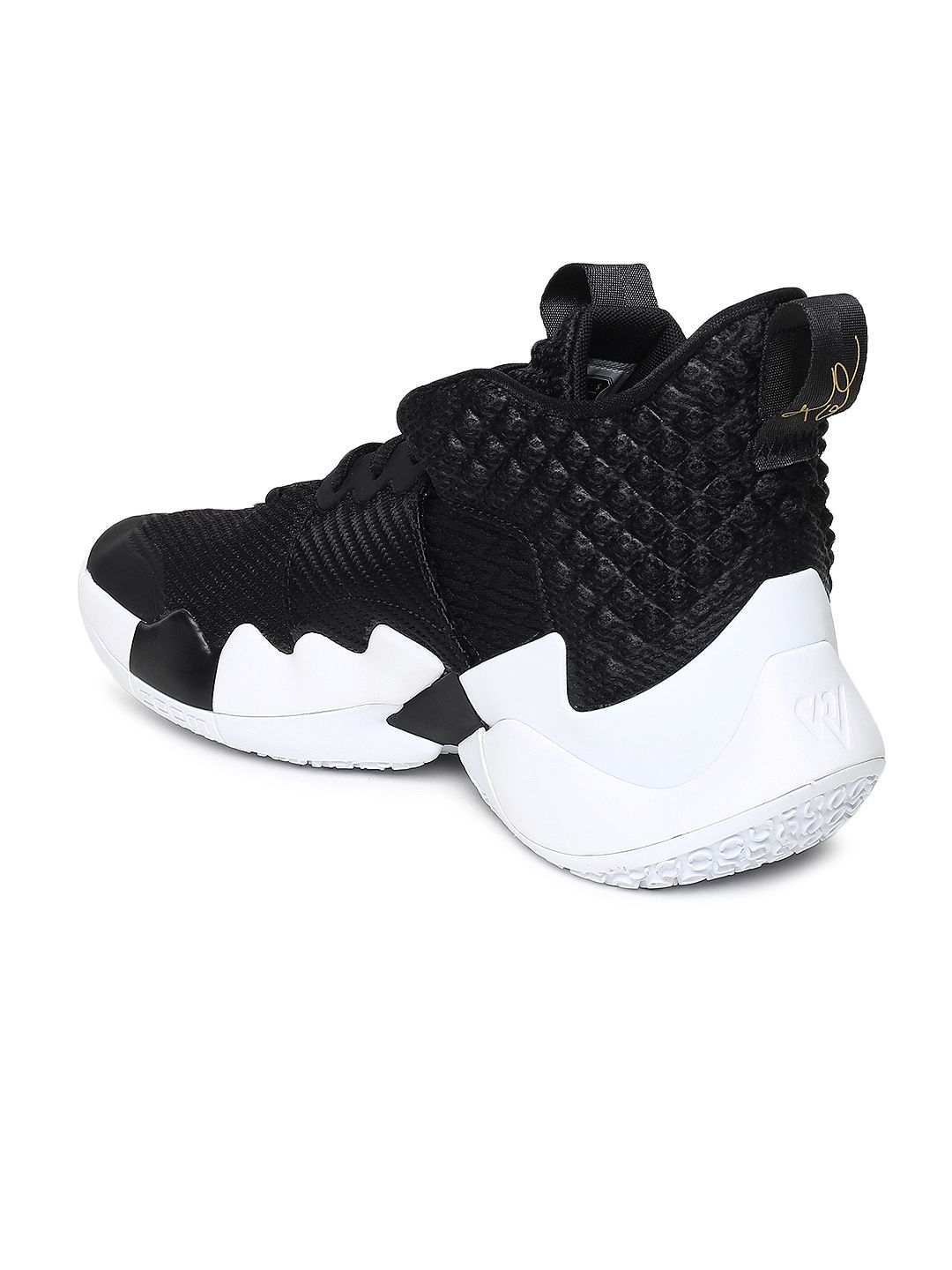 Buy Nike Men Black Mesh Mid-Top JORDAN WHY NOT ZER0.2 PF