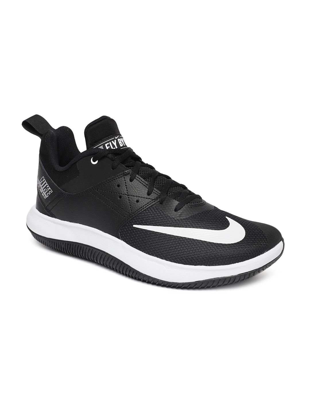 nike fly by low black