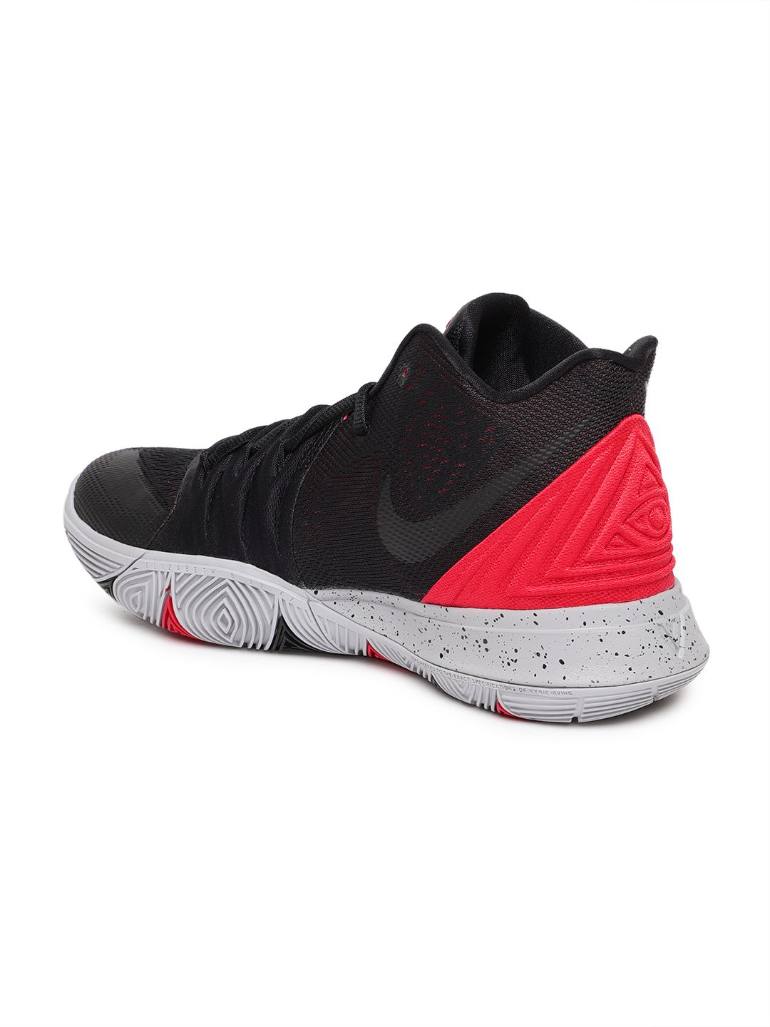 nike kyrie 5 red and black