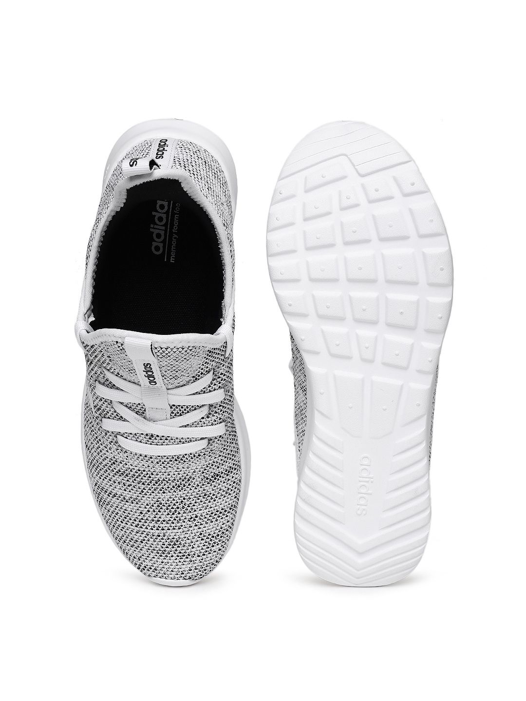 Buy ADIDAS Women White & Black Cloudfoam Pure Running Shoes - Sports Shoes  for Women 8255171 | Myntra