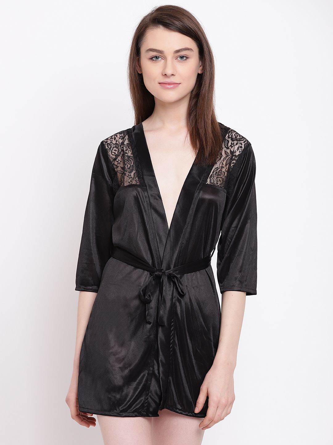 Womens Floor Length Dressing Gown Ficts