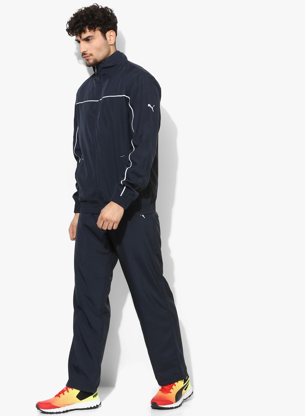 puma solid men's track suit