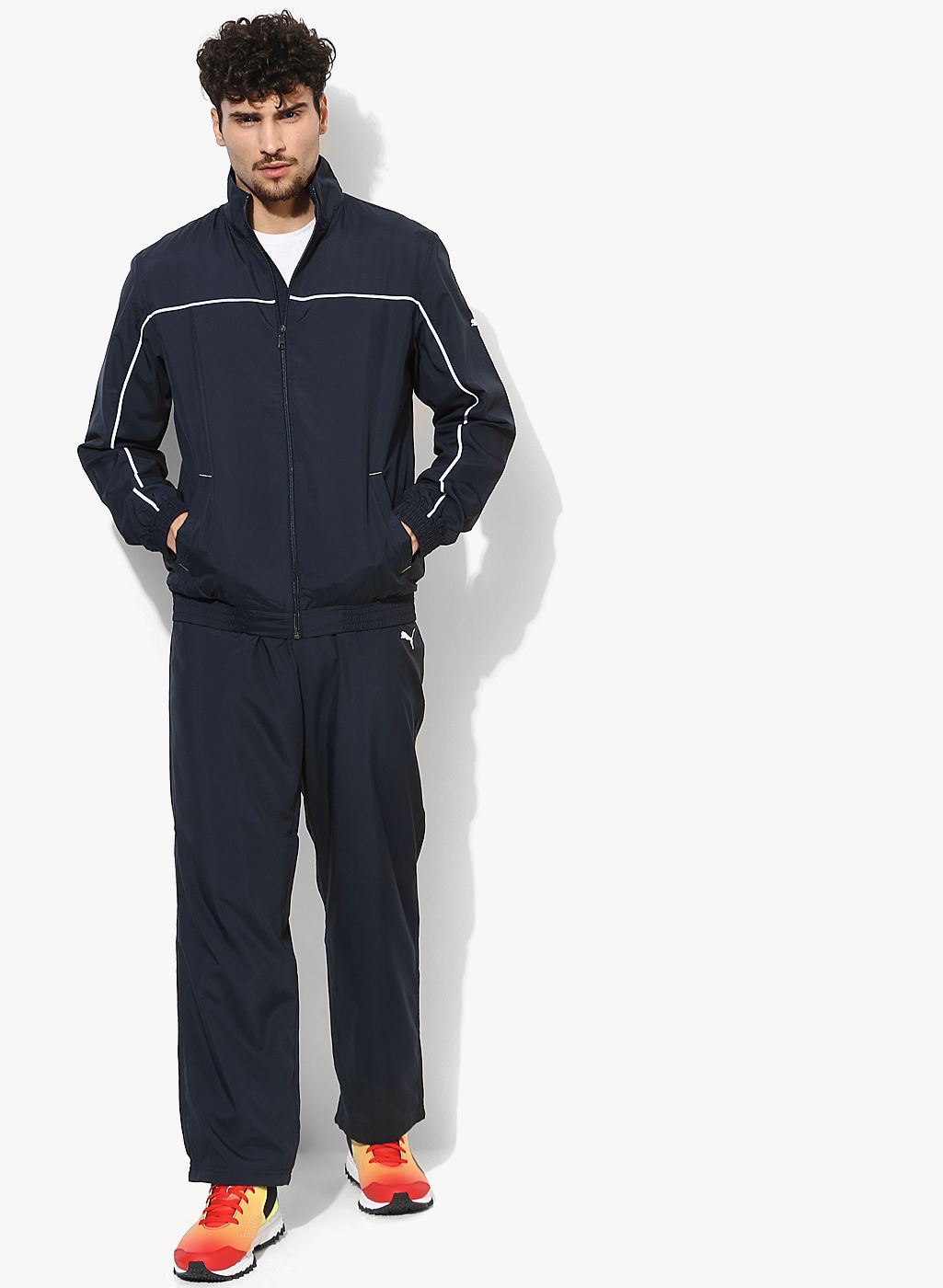 puma solid men's track suit