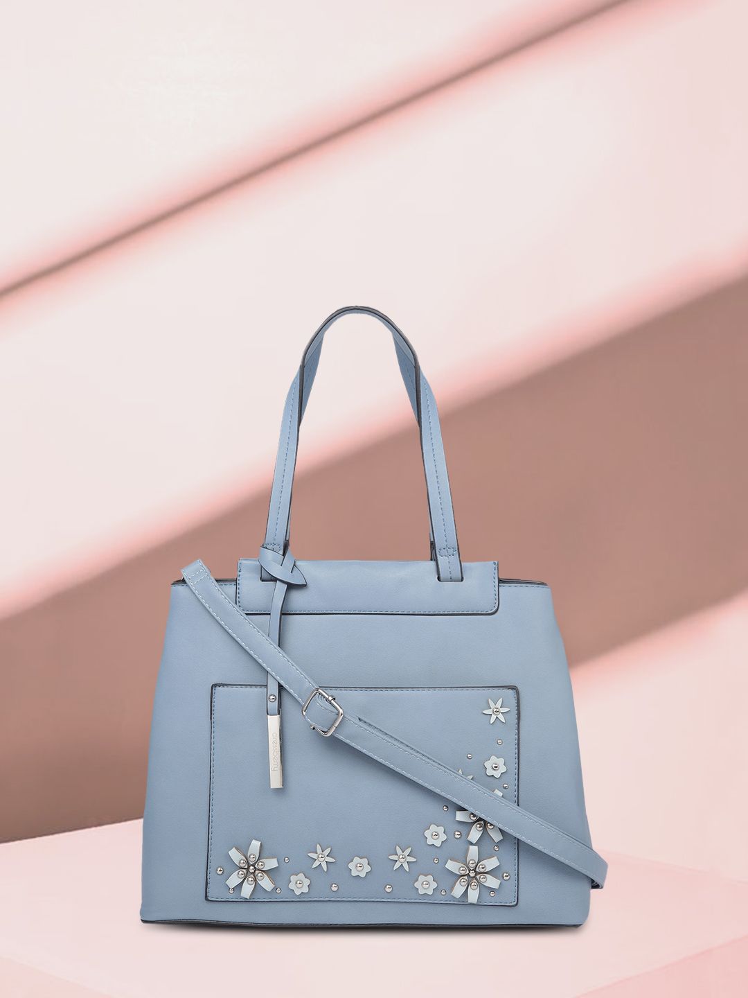 Dressberry blue solid sales shoulder bag