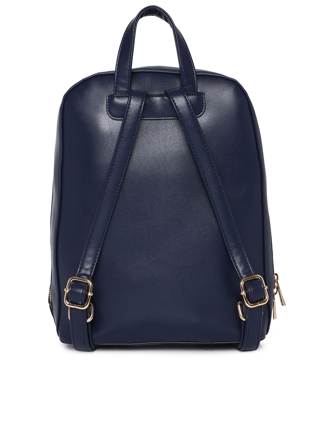 Buy CODE by Lifestyle Women Navy Blue Solid Backpack - Backpacks