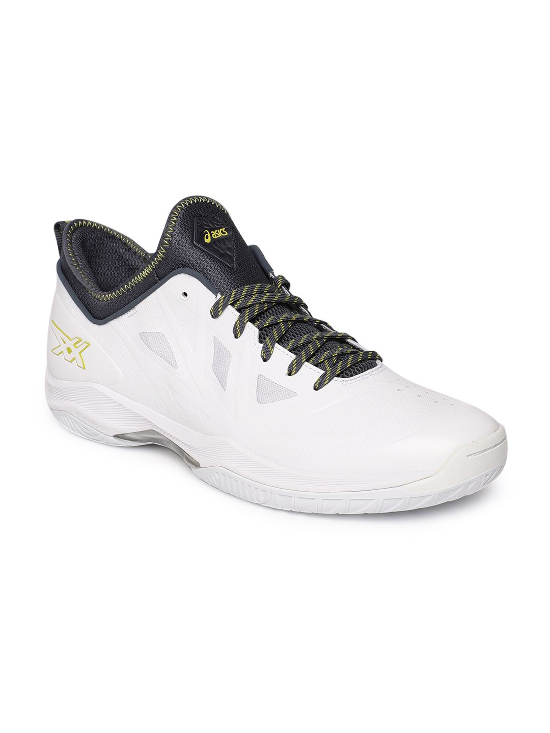 Buy ASICS Men White & Navy Blue GLIDE NOVA FF Basketball Shoes