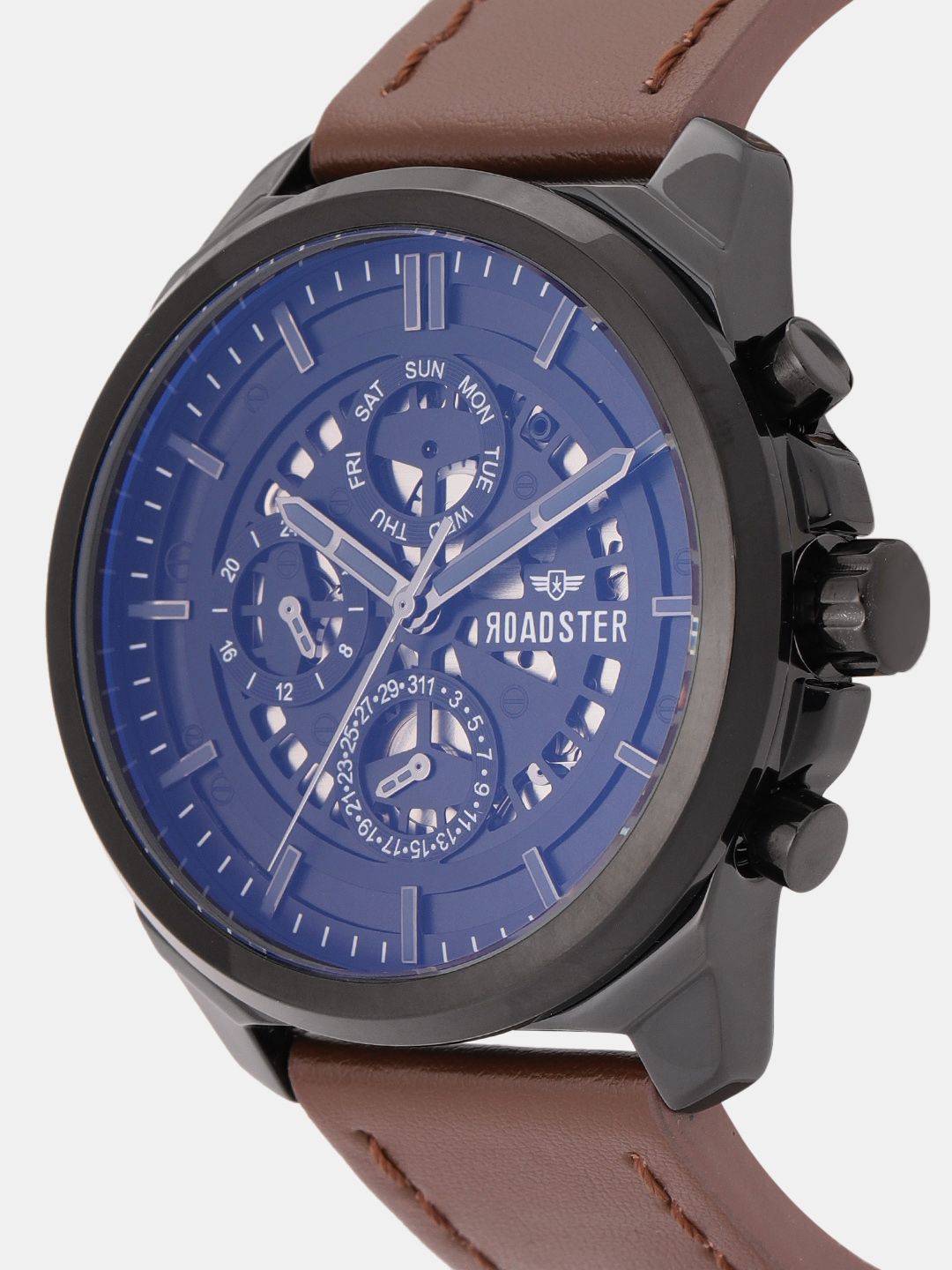 Buy Roadster Men Black Analogue Watch MFB-PN-NF9129 - Watches for