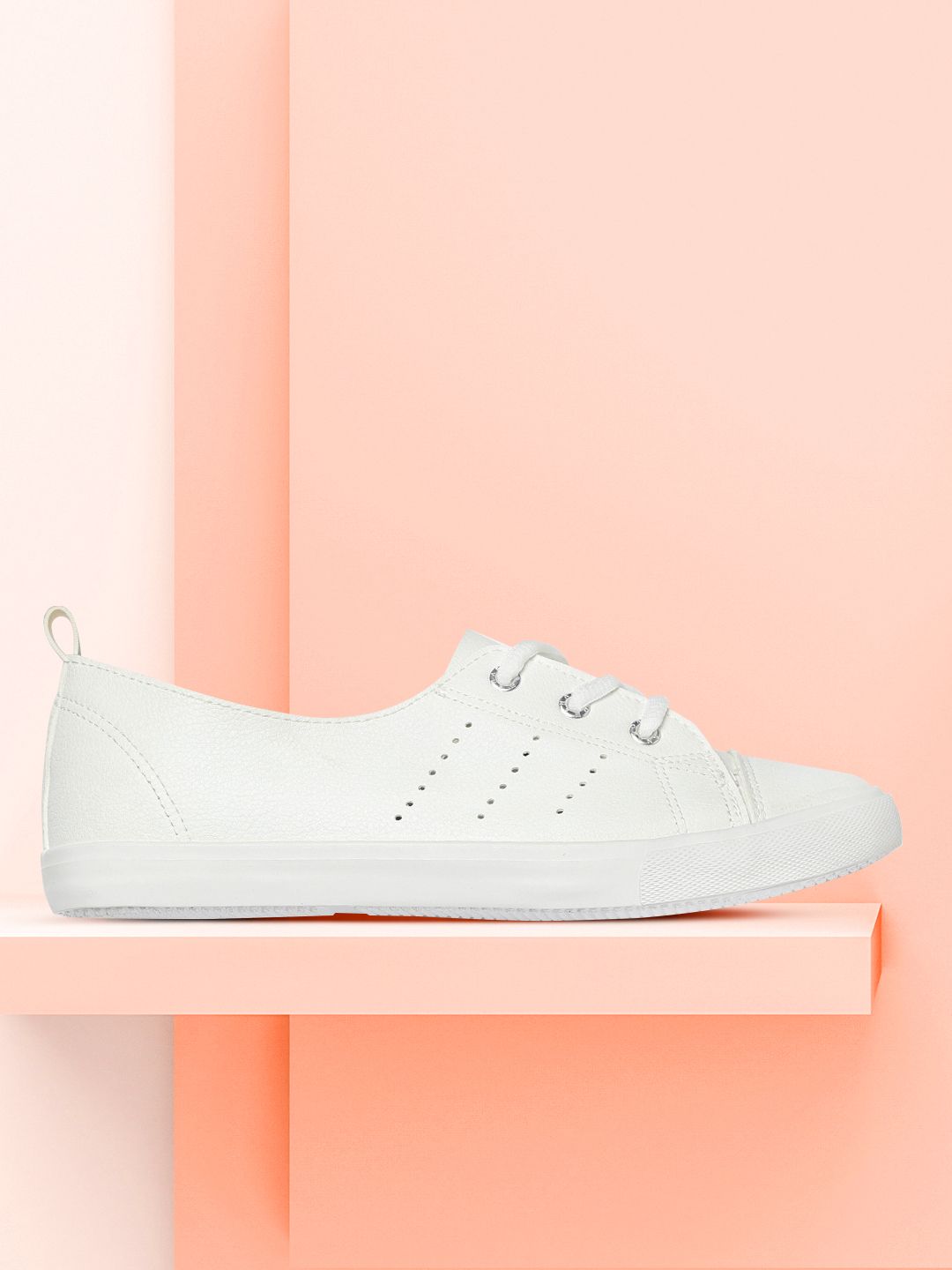 Mast & Harbour Women White Sneakers Price in India