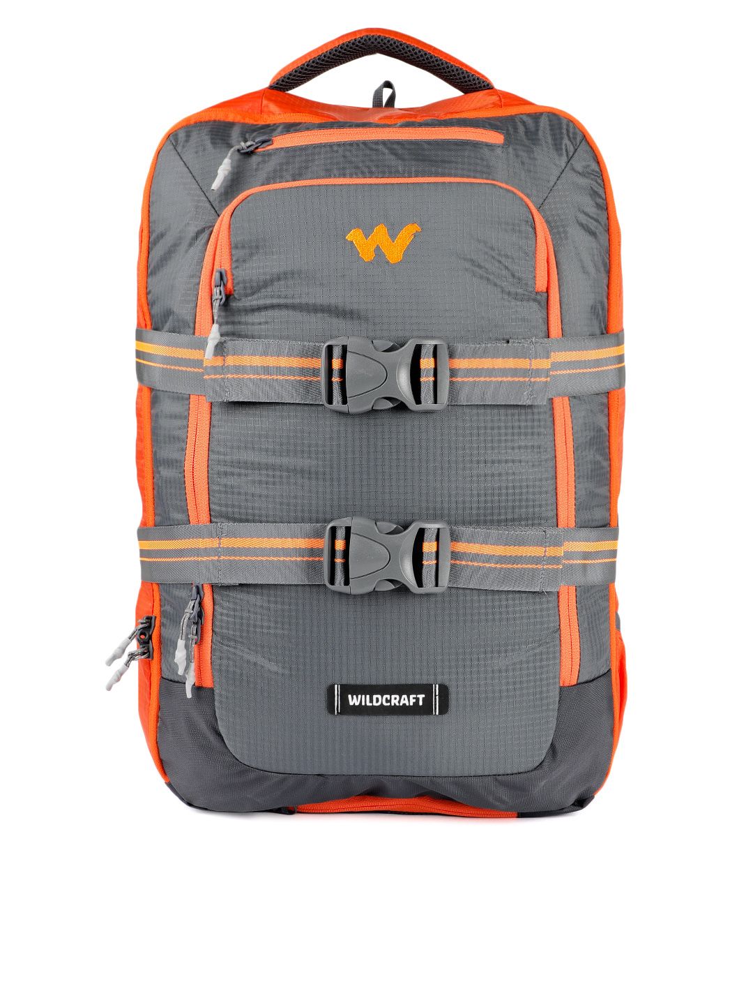 Wildcraft Unisex Grey & Orange Globe Trotter 35 Backpack Price in India