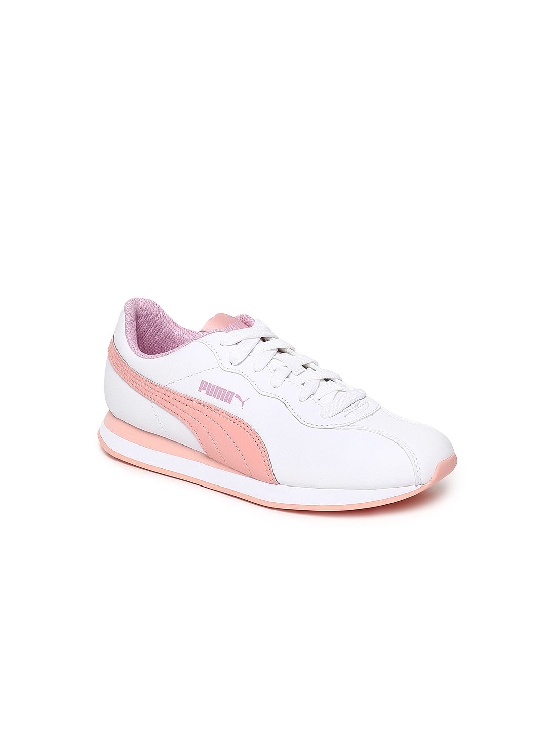 Ii Girls Jr Sneakers Puma White Turin Leather QtdsChrx