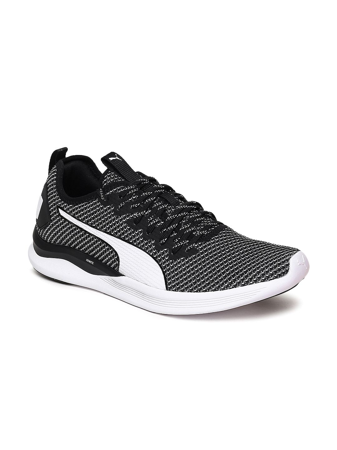 Puma Unisex Black IGNITE Flash Running Shoes Price in India