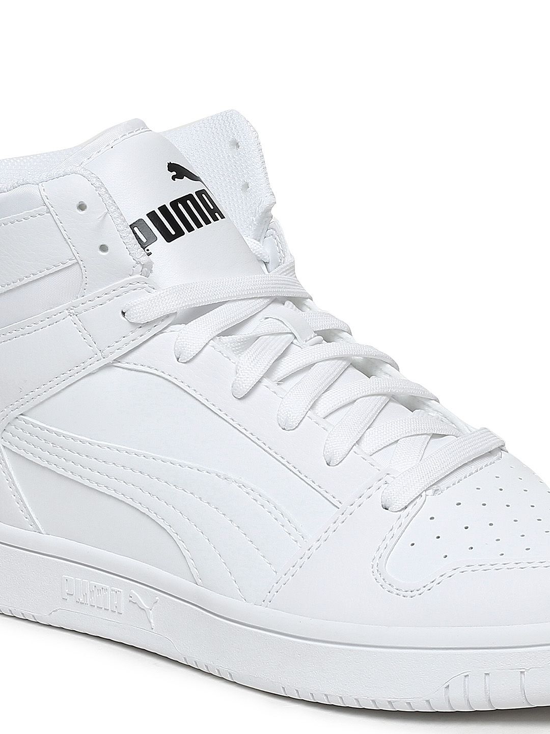 puma rebound layup sneakers white