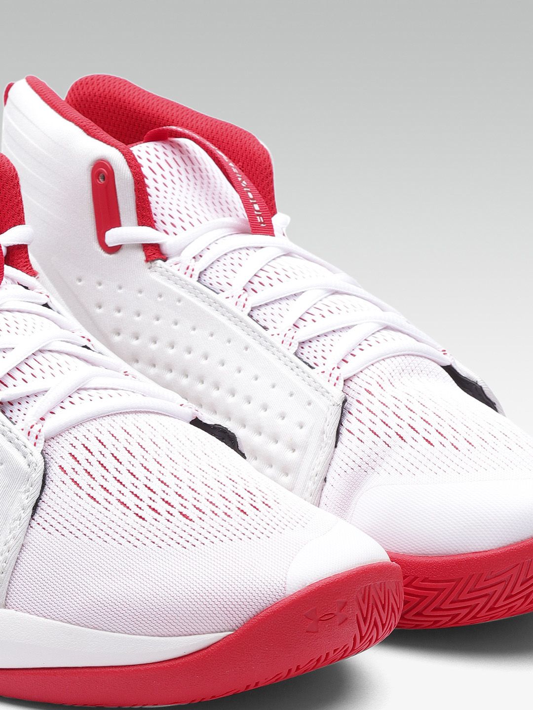 Men UA Under Armour Torch Basketball Shoes Sneakers White & Red 3020620-101 Buy Under Armour Torch  main image 3