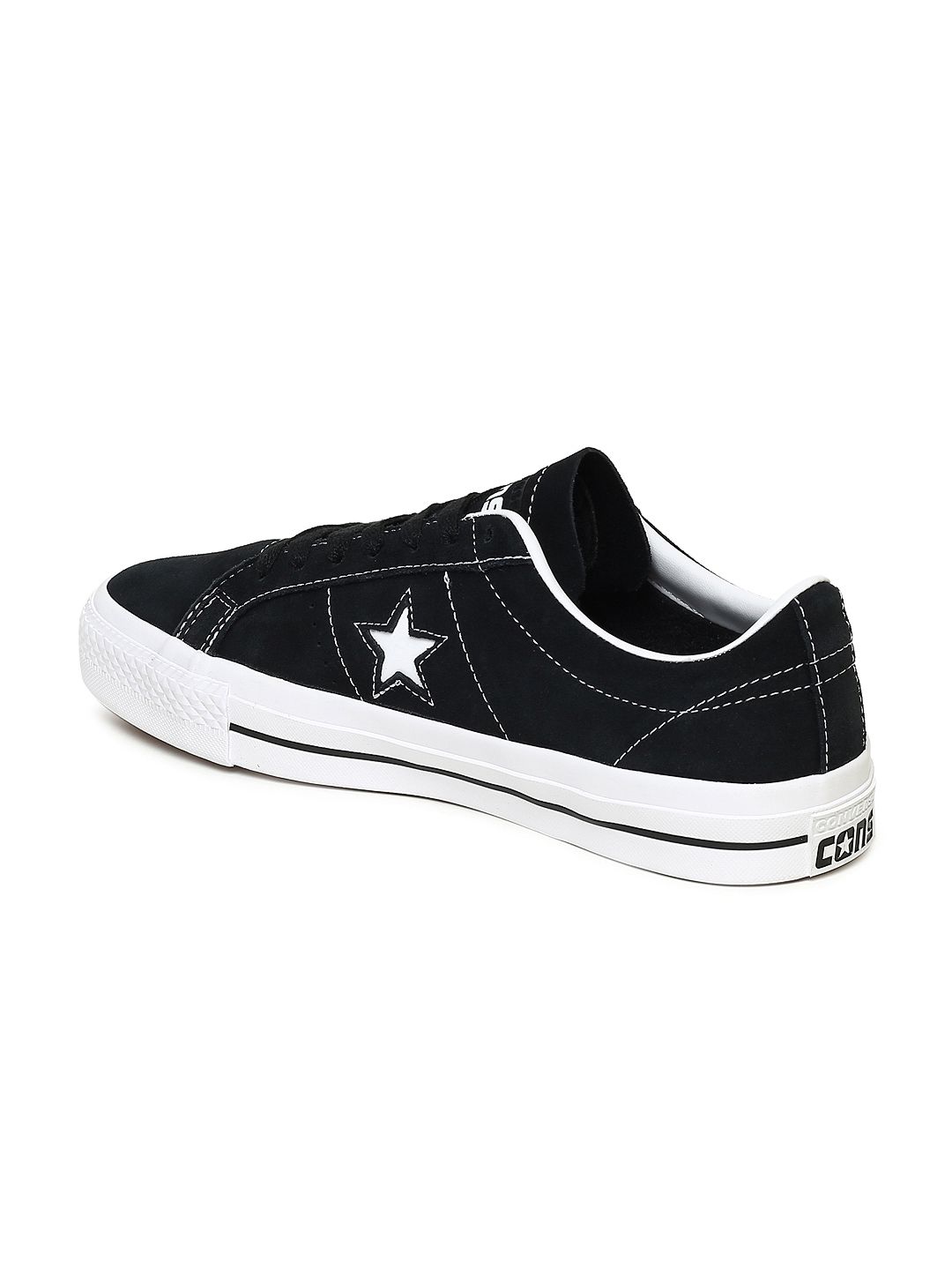 Buy Converse Core Suede One Star Pro (Refinement) Black Sneakers