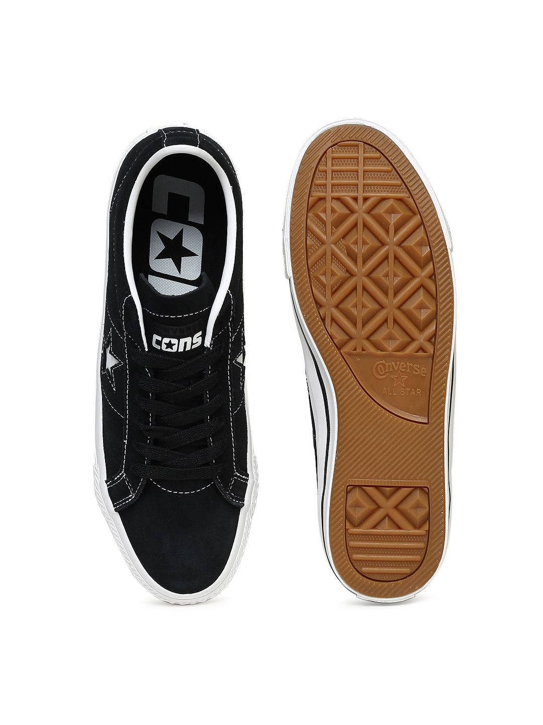 Buy Converse Core Suede One Star Pro (Refinement) Black Sneakers