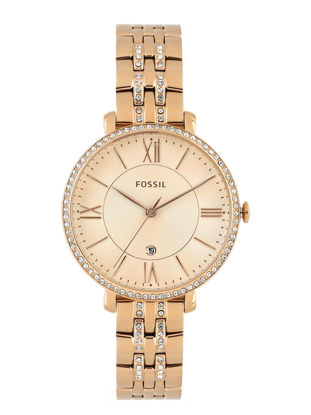 Fossil Women Peach-Coloured Dial Watch ES3546I Price in India
