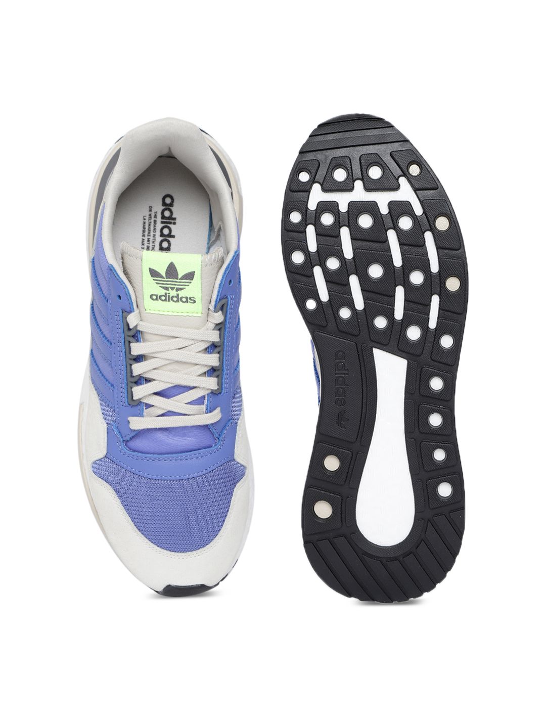Buy ADIDAS Originals Men Blue & Grey Colourblocked ZX 500 RM